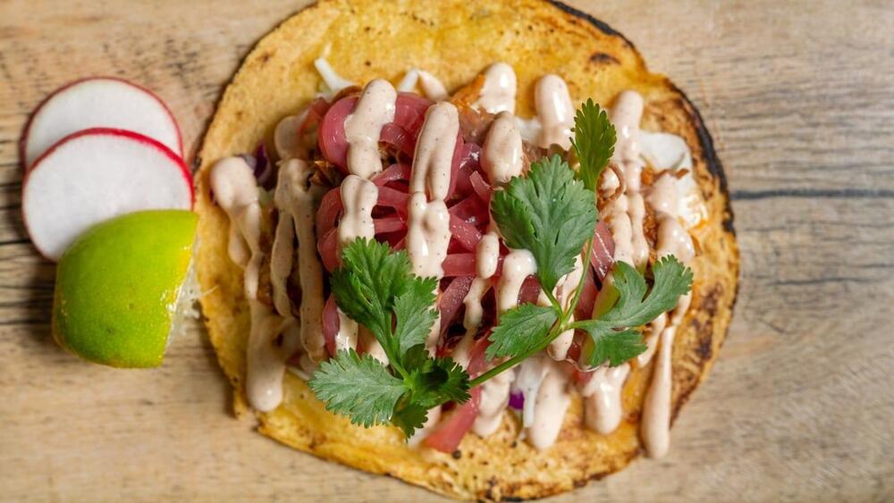 Sunset Pork Taco